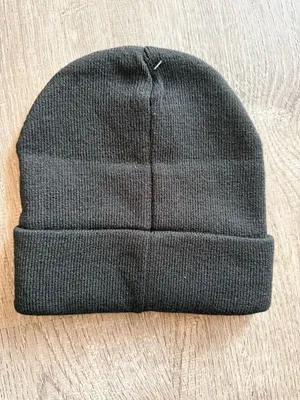 Spooky Vibes Embroidered Cuffed Beanie Black thumbnail 2