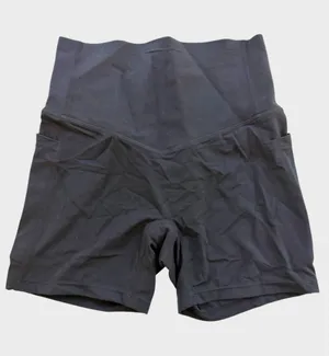 Size S Halara Ultrasculpt Tummy Control Biker Shorts Black thumbnail 1