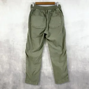 Faherty Women Traveler Pants S Utility‎ Pull On Dark Olive Street Soft Girl thumbnail 5