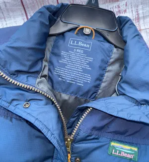 LL Bean Mountain Classic Down Tech Jacket Women's Navy Blue S Puffer Winter Coat thumbnail 9