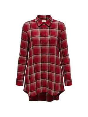 J. Jill Red Plaid Button thumbnail 2