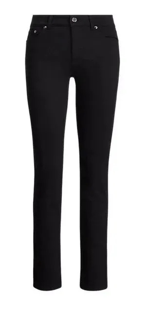 Lauren Jeans Co. Ralph Lauren size 4 black brushed denim. thumbnail 1