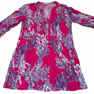 Lilly Pulitzer Pink Samba Sarasota Tunic Dress size XL thumbnail 5