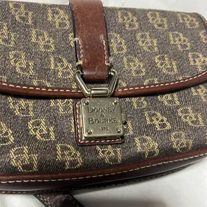 Vintage Dooney & Bourke wristlet-brown and tan thumbnail 7