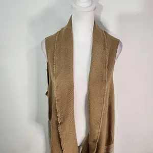 Seven Islands Tan Vest NWT One Size Boho Vest thumbnail 3