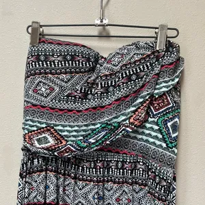 American Rag Women’s Colorful Sleeveless Bohemian Style Stretch Maxi Dress M thumbnail 3