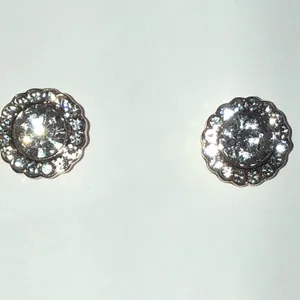 Elegant Gold Tone Rhinestone Boho Stud Earrings thumbnail 3