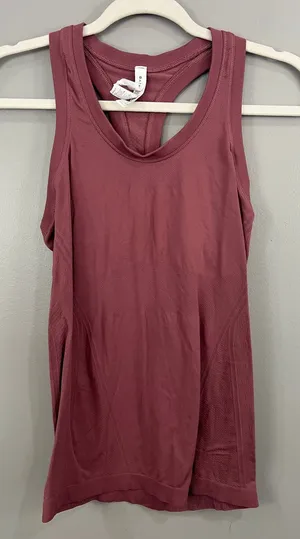 Athleta Momentum Tank Top Womens XS Pink Great Seamless Racerback Activewear thumbnail 1