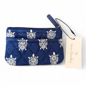 Vera Bradley Sea Turtles & Coral Small Coin Purse Zip Pouch NWT Retired thumbnail 2