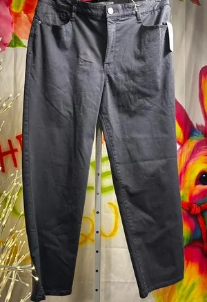J155. Witt & Wisdom grey jeans Size 14 thumbnail 1