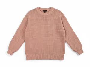American Eagle Blush Pink Textured Knit Crewneck Sweater – Size Small thumbnail 1