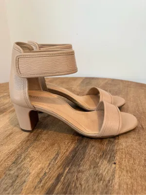 Nurture by Lamaze Leila Block Heel Sandal Nude Blush Leather Size 7.5 thumbnail 2