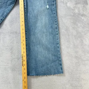 Risen High Rise Wide Cuffed Jeans 22" Inseam‎ Petite Crop Capri Women 11 / 30 thumbnail 8