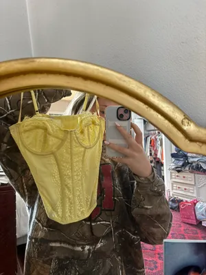Yellow Corset Top thumbnail 7