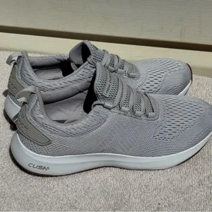 New Balance Cush+ Gray Knit Sneakers Comfort Walking Shoes Size 9.5 thumbnail 7