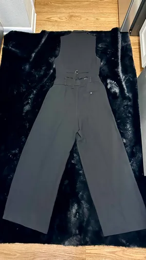ZARA Black Sleeveless Oversized Vest Jumpsuit thumbnail 12
