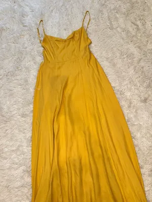 NEW Reformation Thistle Dress buttercup butter yellow size 4 thumbnail 5