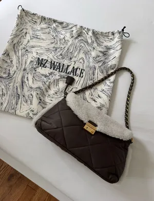 MZ Wallace Bag Shearling / Walnut Crosby Lock Shoulder thumbnail 1