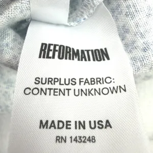 Reformation Dawson Crop‎ Top M Blue Floral Puff Sleeve Off Shoulder Cottagecore thumbnail 5