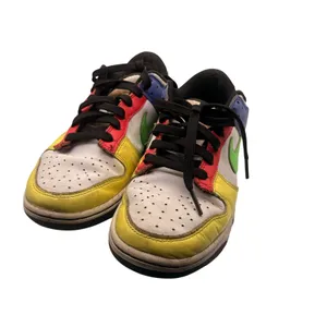 Nike Dunk Low Retro Multicolor Sneakers SZ 7 Leather Casual Shoes Streetwear thumbnail 2