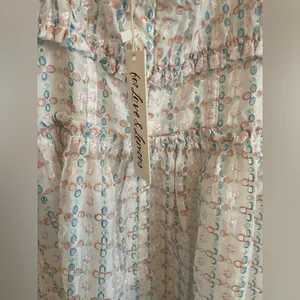 For Love And Lemons Pastel Patterned Dress thumbnail 5