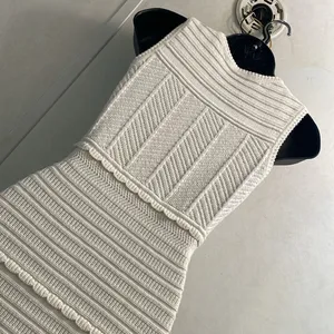 Chelsea and Violet extra small dress‎ crochet off-white EUC like new with… thumbnail 5