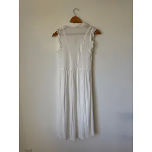 Anthropologie Yolanda Ivory Pleated Tunic Sleeveless Button Up Blouse Women's XS thumbnail 4