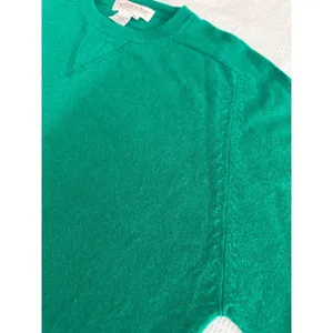 VTG 90s Y2K Outlander Studio Kelly Green Lambswool Angora Slouchy Sweater OVZS-M thumbnail 6