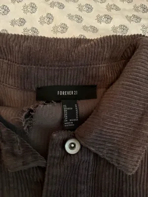 Forever 21 Crop Jacket Corduroy thumbnail 2