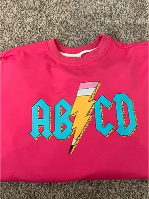 Teacher sweatshirt Pink thumbnail 3