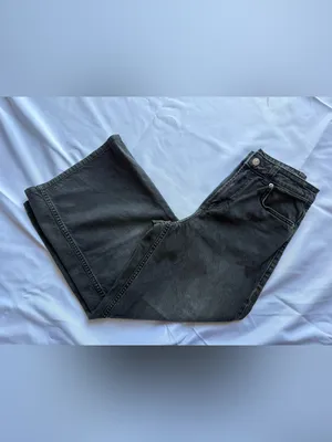 Divided by H&M Wide Leg Black Denim Jeans Size 0 thumbnail 11