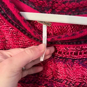 Free People Craft Time Bell Sleeve Sweater - Pink thumbnail 4