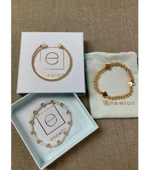 Enewton Pearl and gold beaded bracelet thumbnail 5