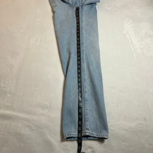 Madewell Low-Slung Straight Jeans With Criss-Cross Waistband Size 26 Casual thumbnail 14