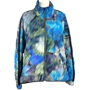 Free People Pippa Printed Packable Puffer Jacket in Blurry Flower Combo Size XL thumbnail 5