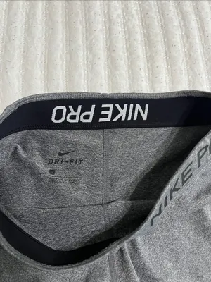 Nike Pro Women's Gray Performance Bike Shorts thumbnail 2