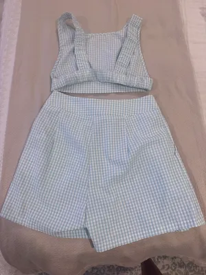 SheIn Blue Two Piece Set thumbnail 3