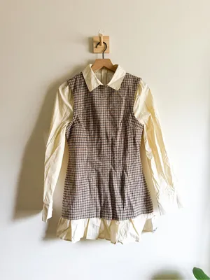 New ASOS DESIGN Shirt Hybrid Mini Dress With Peplum Hem Size 6 thumbnail 4