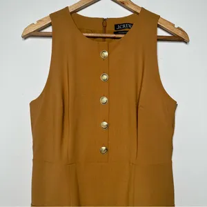 J. Crew Pleated Mini Dress in Tollegno 1900 Italian Bi-Stretch Wool Blend Size 6 thumbnail 4