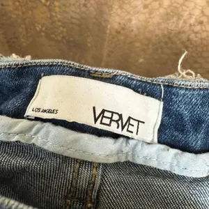 Vervet Darker Blue High Rise Raw Hem Ankle Cropped Stretchy Jeans 32 thumbnail 5