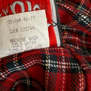 Lip‎ Service Size Large Hot Topic Red Tartan Plaid Skirt Y2K Goth Zippers Pleat thumbnail 7