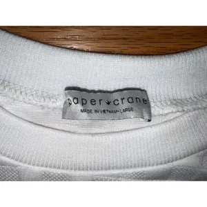 Paper Crane Womens L Comfort Quilted Cropped Sweatshirt Pullover Boxy Lounge thumbnail 5