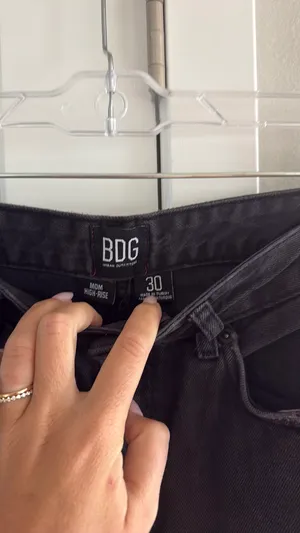 BDG Black Jeans Urban Outfitters High-Rise thumbnail 3