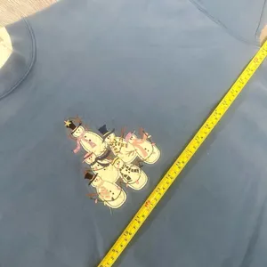 Vntg 90s Grandma Cottage Core 1X Sweatshirt Ugly Christmas Sweater Granny Cozy‎ thumbnail 5