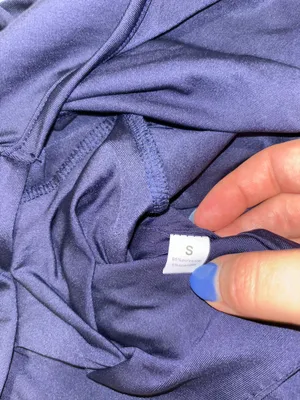 Long Sleeve Navy Bodysuit Blue thumbnail 2