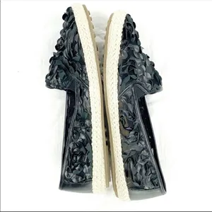 Aerosoles Let’s Drive Flutter Ruffle‎ Espadrille Slip On Loafers Black 10.5 W thumbnail 8