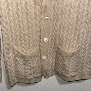 Valerie Stevens 100% cashmere cardigan size medium‎ thumbnail 8