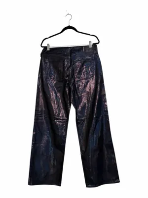 NWT Levi's Superlow Loose Jeans In Luminous Night Shiny SZ-30 thumbnail 8