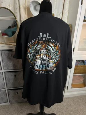 Harley Davidson Vintage Short Sleeve Tee Shirt thumbnail 3