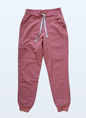 FIGS Zamora High Waisted Jogger in Mauve, XSP thumbnail 1